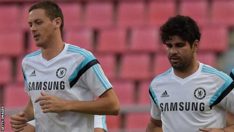 Costa and Nemanja Matic
