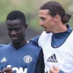 Zlatan Ibrahimovic and Eric Bailly