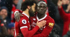 Mo Salah and Sadio Mane