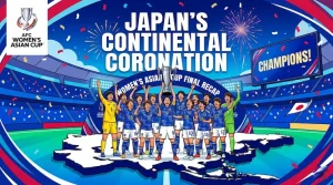 Japan’s Continental Coronation by 234sport Staff
