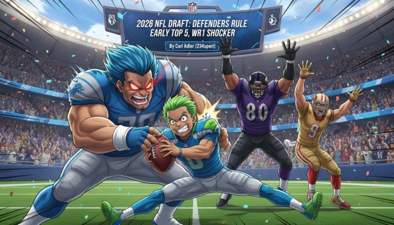 2026 NFL Draft: Defenders Rule Early Top 5, WR1 Shocker