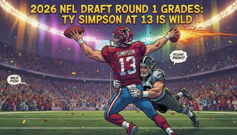 2026 NFL Draft Round 1 grades: Ty Simpson at 13 is wild