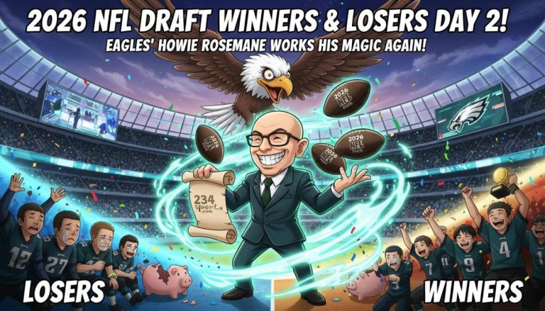 2026 NFL Draft winners and losers from Day 2: Eagles' Howie Roseman works his magic again