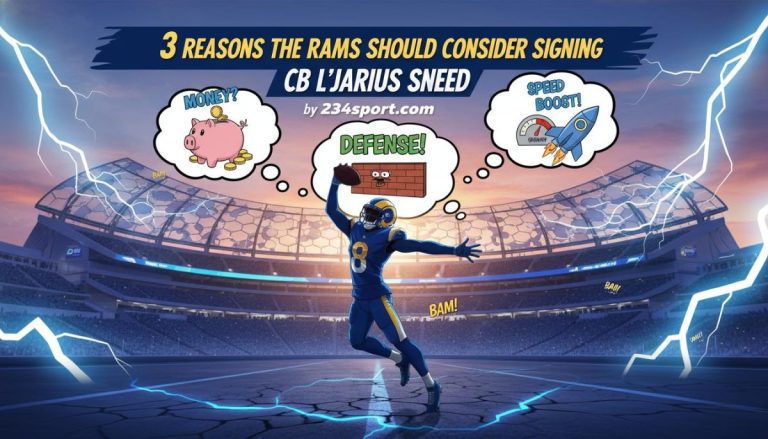 3 reasons the Rams should consider signing CB L’Jarius Sneed