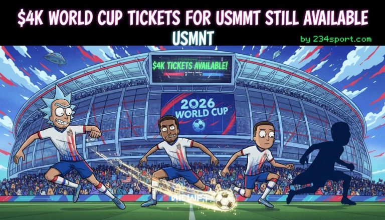 USMNT 2026 World Cup: $4K Tickets Remain, Market Analyzed