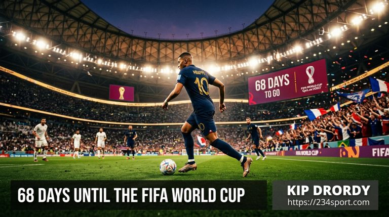 68 Days until the FIFA World Cup