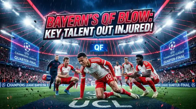 Bayern’s QF Blow: Key Talent Out Injured!