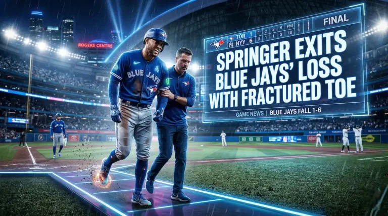 Springer exits Blue Jays loss