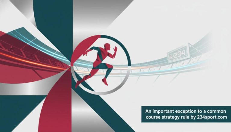 An important exception to a common course strategy rule