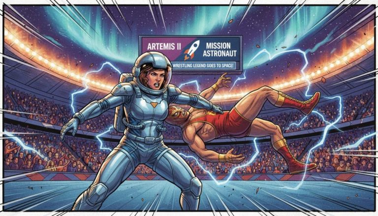 Artemis II Mission Includes Astronaut Who Wrestled