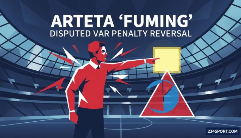 Arteta 'Fuming' Over Disputed VAR Penalty Reversal