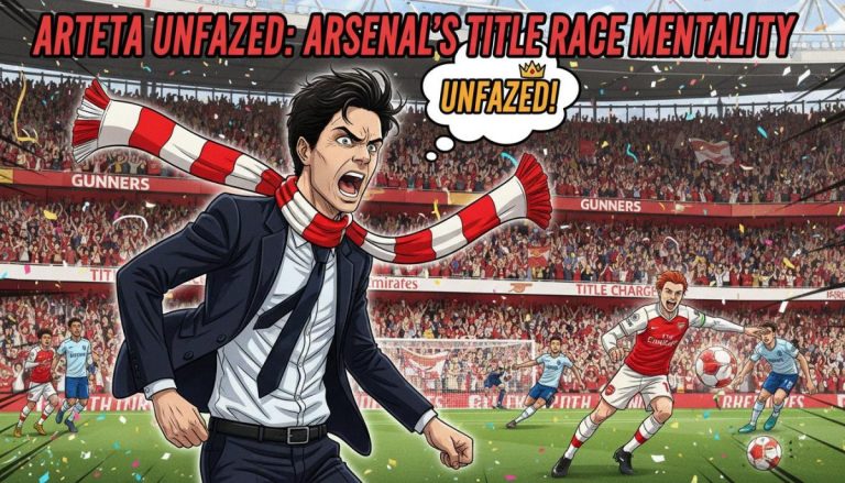 Arteta Unfazed: Arsenal's Title Race Mentality