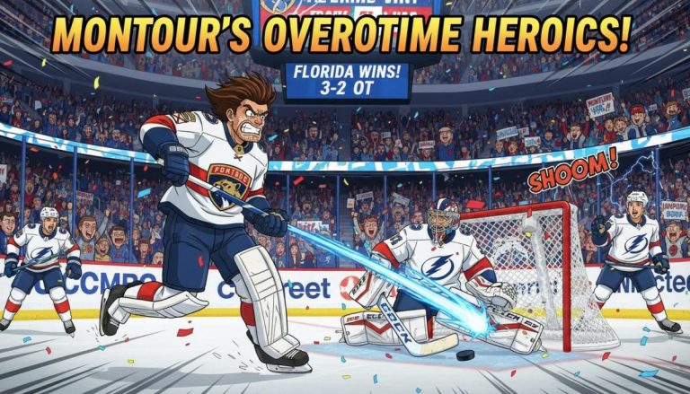 Brandon Montour's overtime heroics against the Lightning