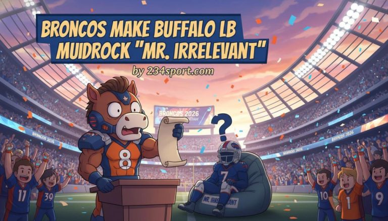 Broncos make Buffalo LB Murdock 'Mr. Irrelevant'