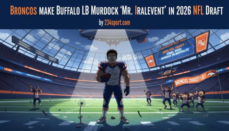 Broncos make Buffalo LB Murdock 'Mr. Irrelevant' in 2026 NFL Draft