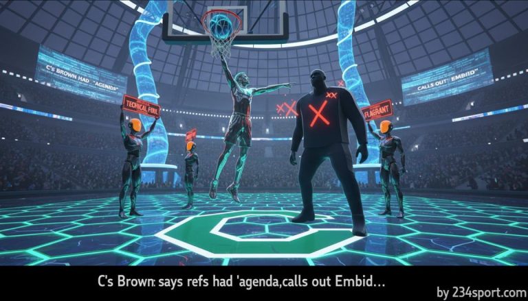 Brown: Refs Had Agenda, Embiid is Involved!