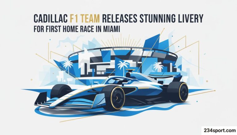 Cadillac F1 Team Releases Stunning Livery For First Home Race in Miami