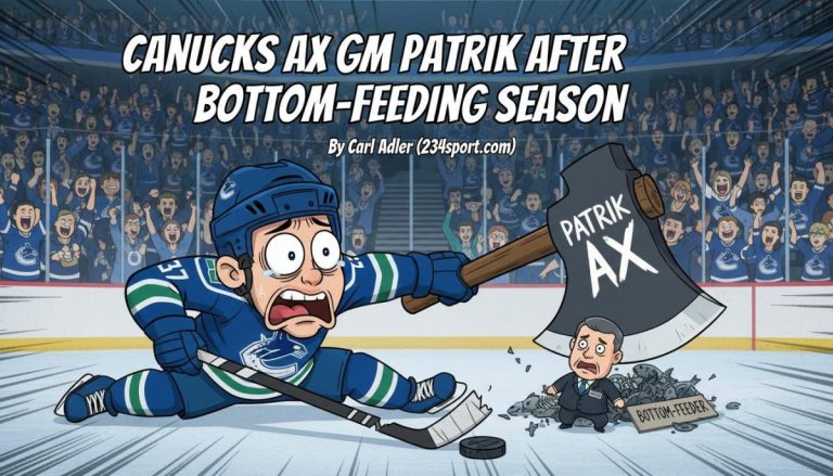 Canucks Ax GM Patrik After Bottom-Feeding Season