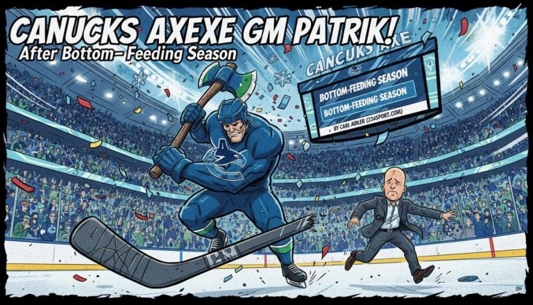 Canucks Axe GM Patrik After Bottom-Feeding Season