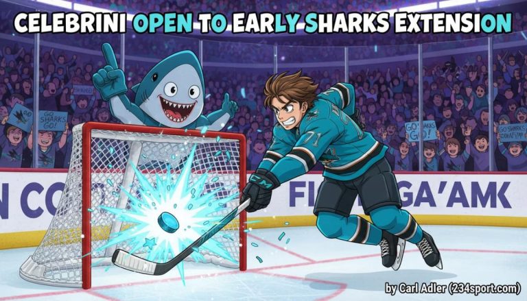 Celebrini Open to Early Sharks Extension