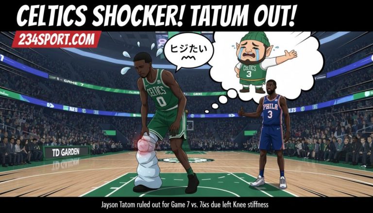 Tatum Out for Game 7: The Sky Is Falling!