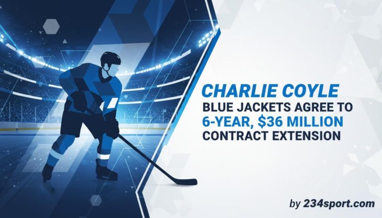 Charlie Coyle, Blue Jackets agree to 6-year, $36 million contract extension