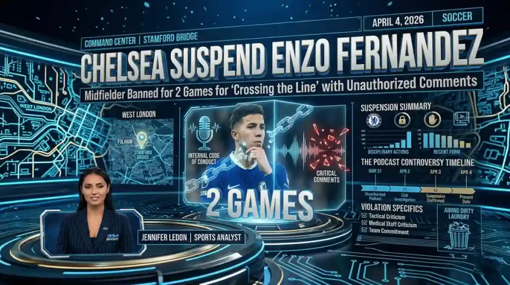 Enzo Fernandez Suspended