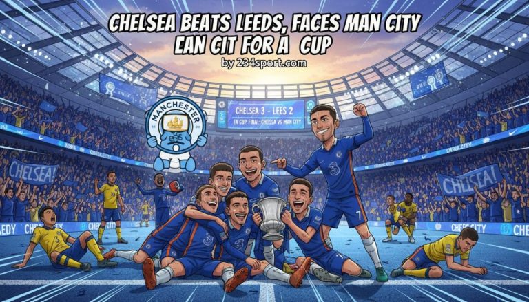 Chelsea beats Leeds, faces Man City for FA Cup