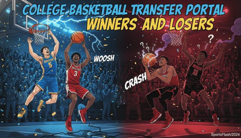 College basketball transfer portal winners and losers