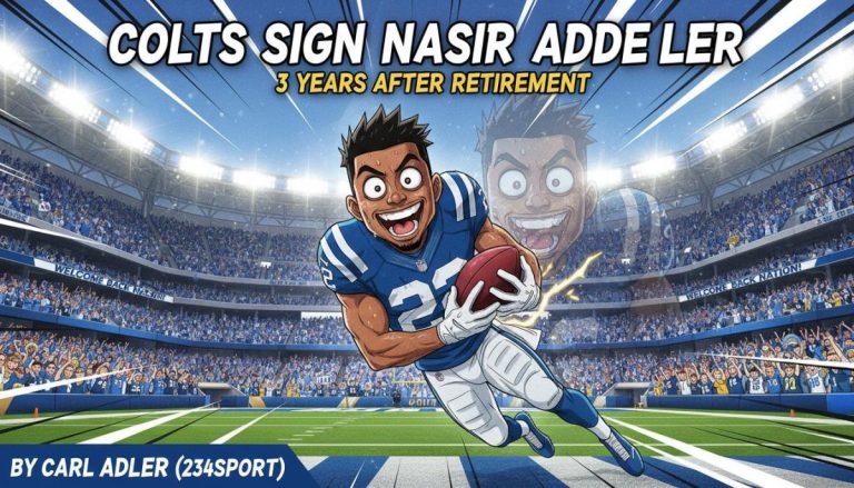 Adderley Returns: Colts Bet on Retired Talent
