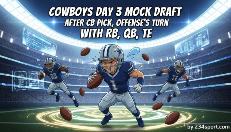 Cowboys Day 3 Mock Draft: After CB pick, offense's turn with RB, QB, TE