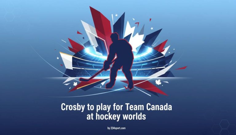 Crosby to play for Team Canada at hockey worlds