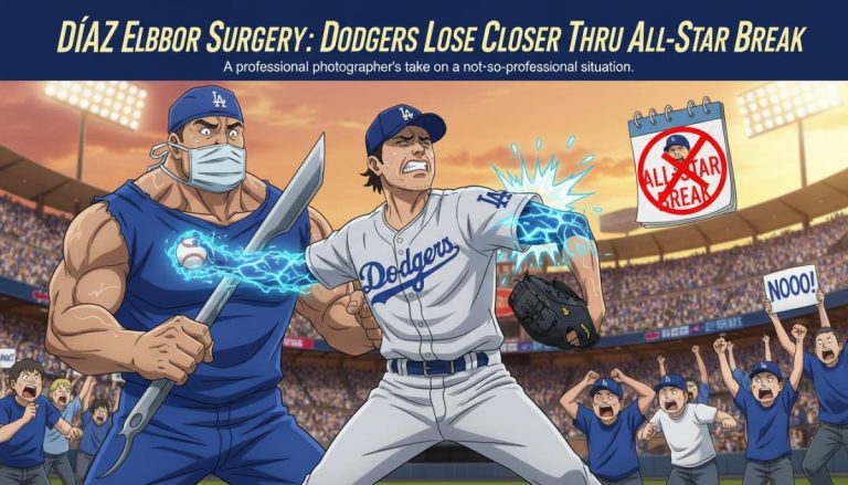 Díaz Elbow Surgery: Dodgers Lose Closer Thru All-Star Break