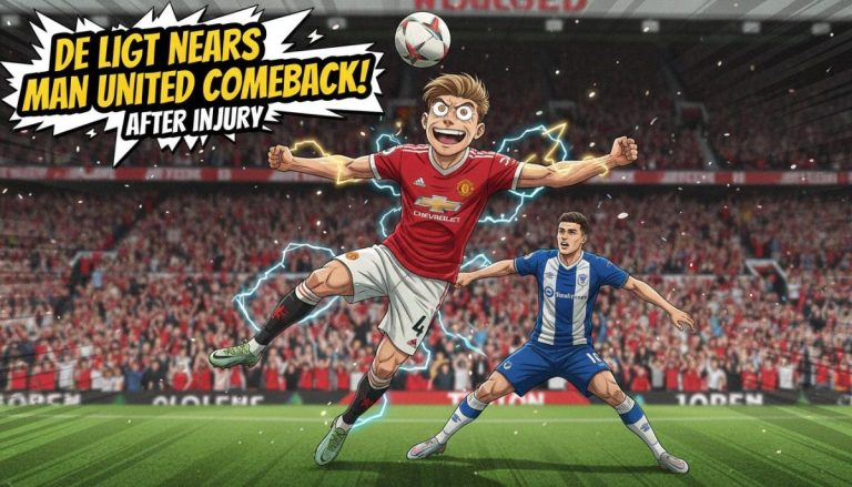 De Ligt nears Man United comeback after injury