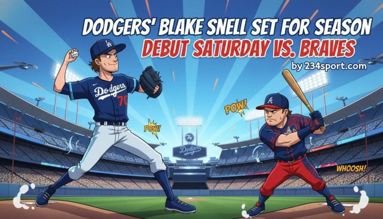 Snell's Dodger Debut vs. Braves: My Nerves Are Shot!