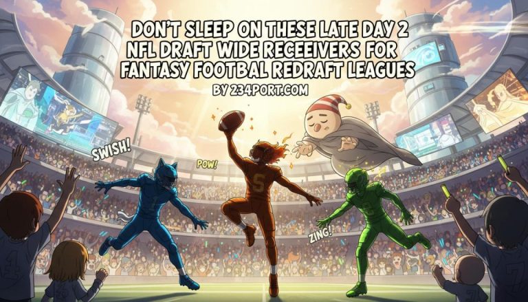 Don't sleep on these late Day 2 NFL Draft wide receivers for Fantasy Football redraft leagues