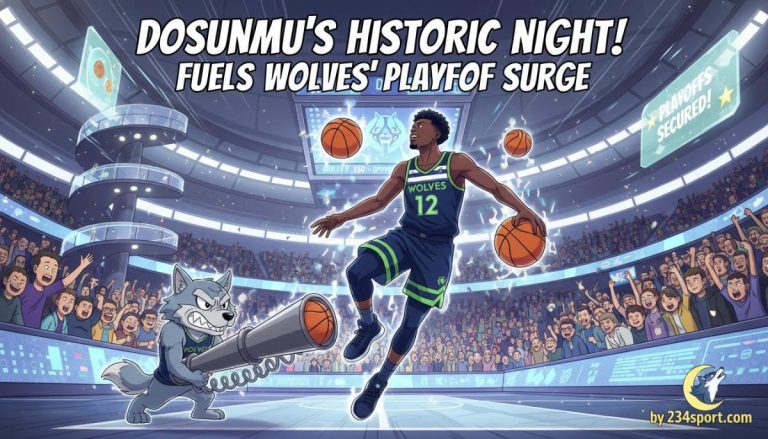 Dosunmu's Historic Night Fuels Wolves' Playoff Surge