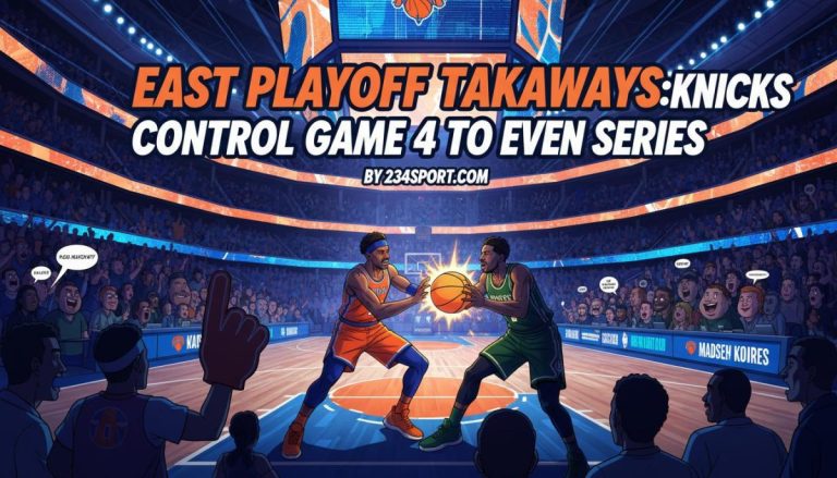 East playoff takeaways: Knicks control Game 4 to even series