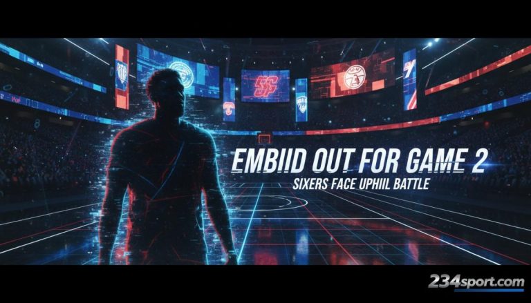 Embiid Out for Game 2: Sixers Face Uphill Battle