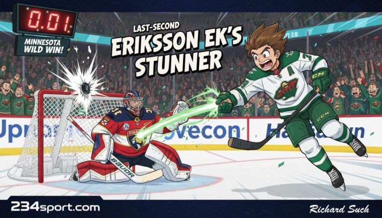 Eriksson Ek’s Last-Second Stunner Lifts Wild Over Panthers