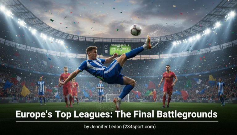 Europe's Top Leagues: The Final Battlegrounds