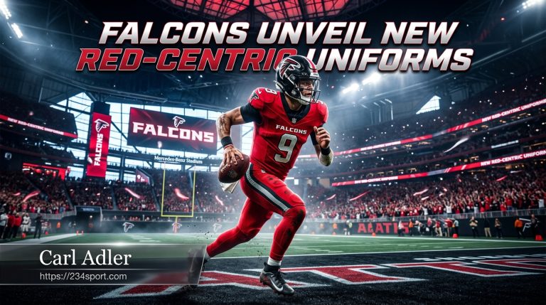 Falcons Unveil New Red-Centric Uniforms