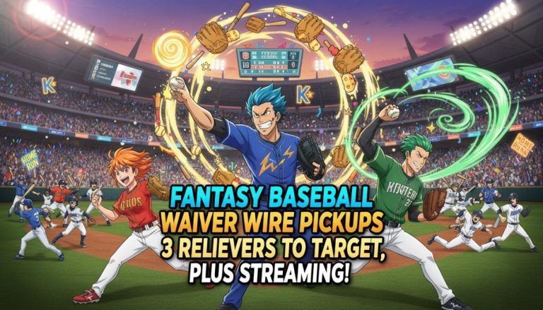 Fantasy Baseball Waiver Wire Pickups: