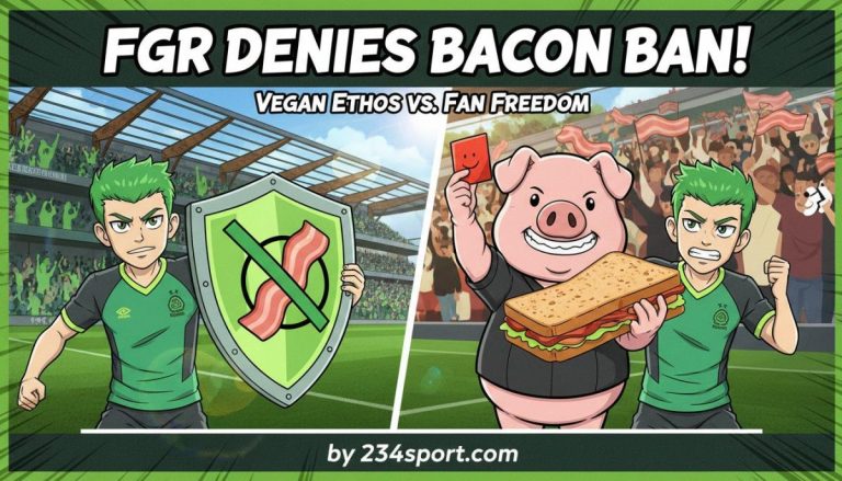 FGR Denies Bacon Ban: Vegan Ethos vs. Fan Freedom