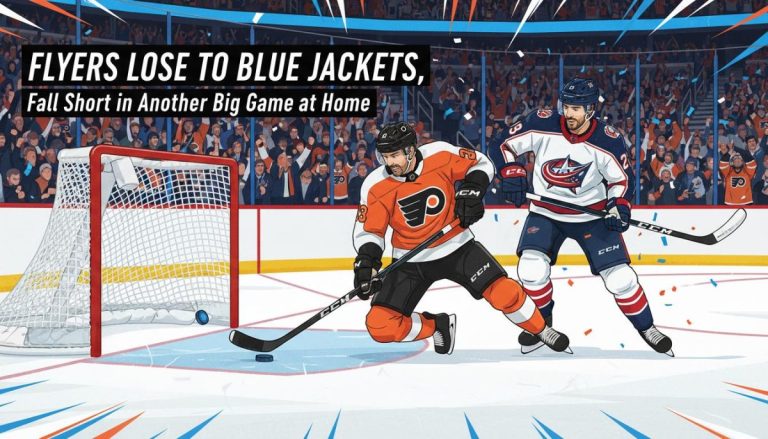 Flyers lose to Blue Jackets, fall short in another big game at home