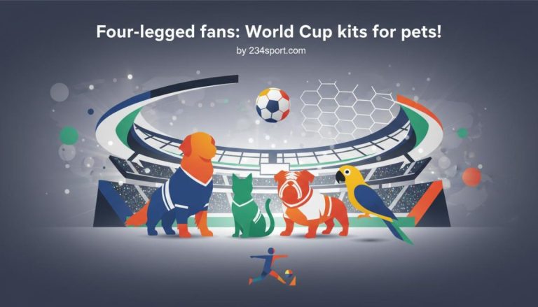 Four-legged fans: World Cup kits for pets!