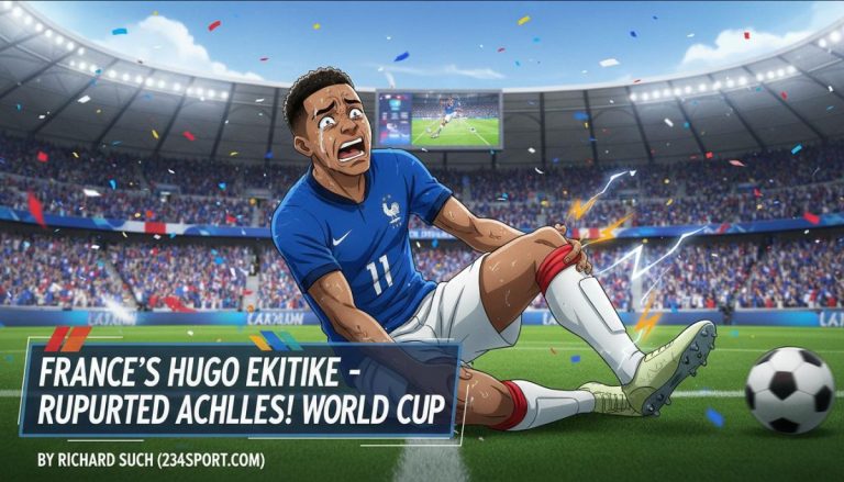 France's Hugo Ekitike suffered ruptured Achilles tendon, set to miss World Cup