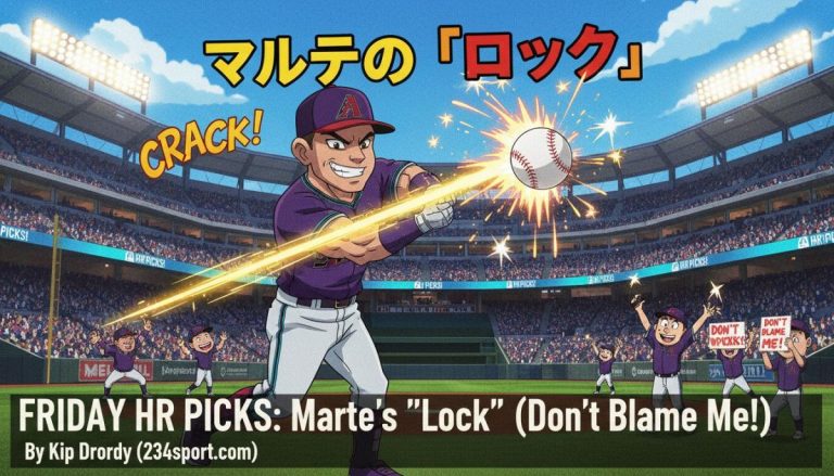 Friday HR Picks: Marte's "Lock" (Don't Blame Me!)