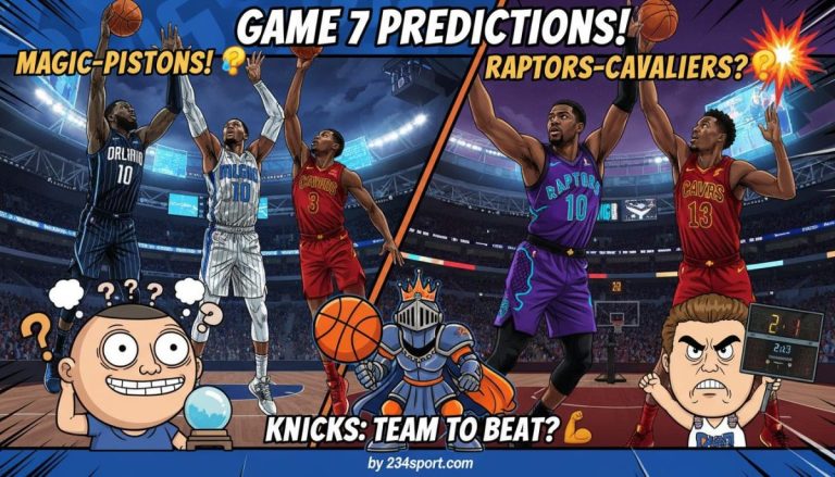 Game 7 Anxiety: Magic-Pistons, Raptors-Cavs, Knicks Reign?
