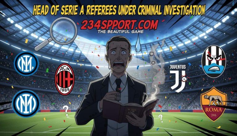 head of Serie A referees, a figure central to the integrity of the beautiful game, finds himself under the harsh glare of a criminal investigation
